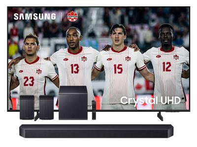 65" Samsung Crystal UHD 4K TV + Q-Series Soundbar - UN65U8000HFXZC-HW-Q990F/ZC