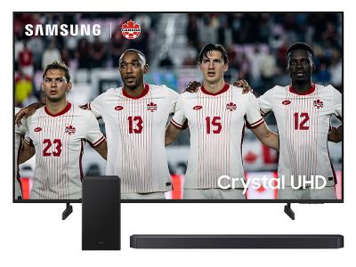 70" Samsung Crystal UHD 4K TV + Q-Series Soundbar - UN70U8000HFXZC-HW-Q600F/ZC