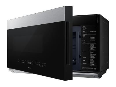 Samsung 2.1 Cu. Ft. Over-the-Range Microwave Dual Ventilation with Auto Connectivity and Wi-Fi - ME80H2160RAC
