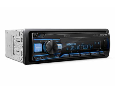 Alpine Single-DIN Shallow-Chassis Bluetooth Digital Media Receiver - UTE-63BT