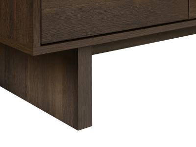 Monarch 72"L Dark Brown Wood-Look with Storage - I2718