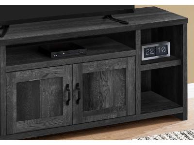 Monarch 60"L Black Reclaimed Wood-Look - I2743
