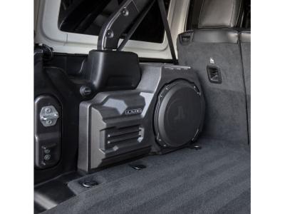 JL Audio 2 Ohm Stealthbox Enclosed Subwoofer for Jeep Wrangler Unlimited Driver Side - SBX-J-JL4DDRV/12TW3-2