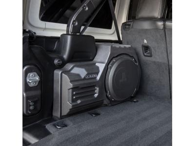 JL Audio 4 Ohm Stealthbox Enclosed Subwoofer for Jeep Wrangler Unlimited Driver Side - SBX-J-JL4DDRV/12TW3-4