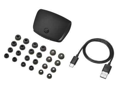 Audio Technica In-Ear True Wireless Noise-Cancelling Headphones - ATH-TWX9MK2BK