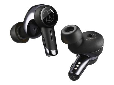 Audio Technica In-Ear True Wireless Noise-Cancelling Headphones - ATH-TWX9MK2BK