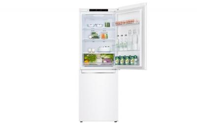 24" LG Counter Depth Bottom Freezer Refrigerator with Smart Inverter  - LRDNC1004W